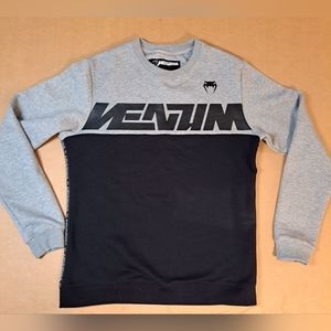 NEw MEN'S SWEATSHIRT VENUM CONNECT CREWNECK - BLACK/HEATHER GREY Large